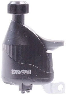 Simson Dynamo links 2 x 2-polig 6V/3W zwart