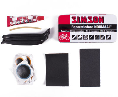 Simson fietsband reparatieset - bandenplak setje - Fitesen repareren Multi