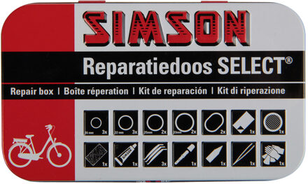 Simson Fietsbanden plakken reparatiesetje Simson - bandenplaksetje - Fietsbandenplaksetjes