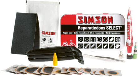 Simson Fietsbanden plakken reparatiesetje Simson - bandenplaksetje - Fietsbandenplaksetjes