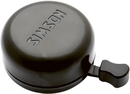 Simson fietsbel Traditioneel 55 mm zwart