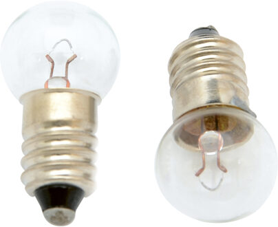 Simson fietslampjes voor 6V/2,4W 2 stuks Zilverkleurig