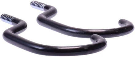 Simson Fietsophanghaken - Zwart (2x)