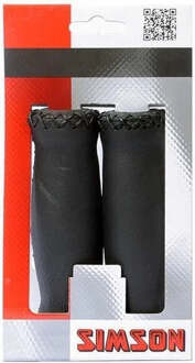 Simson Handvatten Leder zwart lang