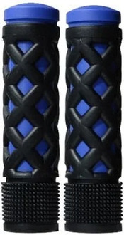 Simson kinderhandvatten 115 x 20 mm rubber blauw/zwart per set