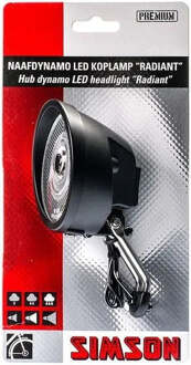 Simson Koplamp voor naafdynamo ''Radiant'' - 7 Lux