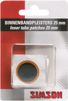 Simson KV Binnenbandplakkers 25mm 8 stuks Rood/zwart