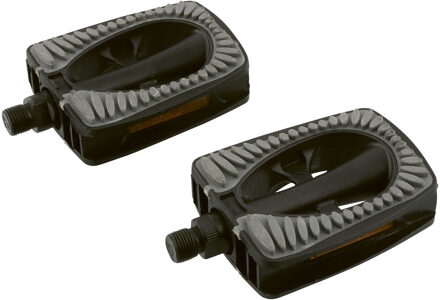 Simson pedalen set Metropool Comfort 9/16 inch grijs/zwart