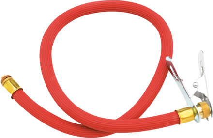 Simson pompslang Jumbo voor Dunlop ventiel 60 cm Rood
