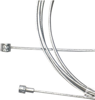 Simson Rem Binnenkabel - 2 nippels - universeel - RVS