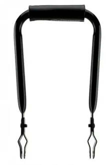 Simson Rugsteun Simson Smal - Zwart met vinyl rugkussen