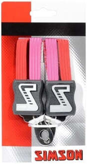 Simson Snelbinder Kort Roze-Rood