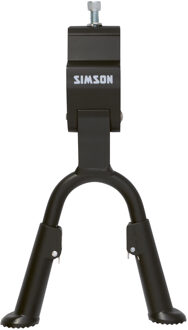 Simson standaard dubbel 28 inch kunststof zwart