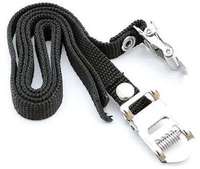 Simson Toeclipriempjes Zwart - 2 stuks