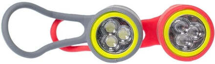 Simson Verlichtingsset LED ''Simmy'' - zwart/rood (batterij)