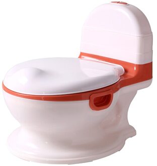 Simulatie Baby Potje Wc Kind Pot Training Meisjes Jongen Wc Kids Stoel Toiletbril Kinderen Pot rood PVC cushion