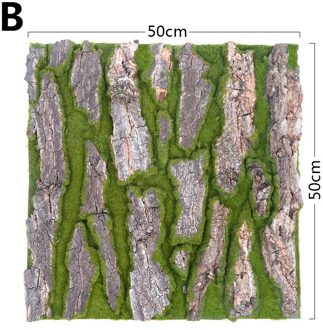 Simulatie Boomschors Huis Tuin Riool Decor Nep Boom Schors Groen Mos Bruiloft Decoratie Kunstmatige Boom