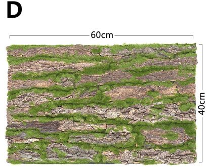 Simulatie Boomschors Huis Tuin Riool Decor Nep Boom Schors Groen Mos Bruiloft Decoratie Kunstmatige Boom