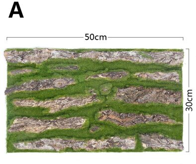 Simulatie Boomschors Huis Tuin Riool Decor Nep Boom Schors Groen Mos Bruiloft Decoratie Kunstmatige Boom