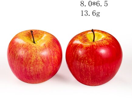 Simulatie Fruit Model Schieten Rekwisieten Woonkamer Decoratie Accessoires Onderwijs Licht Fruit Winkel Decoratie Fotografie Rekwisieten 1stk appel