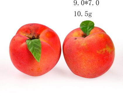 Simulatie Fruit Model Schieten Rekwisieten Woonkamer Decoratie Accessoires Onderwijs Licht Fruit Winkel Decoratie Fotografie Rekwisieten 1stk perzik