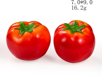 Simulatie Fruit Model Schieten Rekwisieten Woonkamer Decoratie Accessoires Onderwijs Licht Fruit Winkel Decoratie Fotografie Rekwisieten 1stk tomatoes