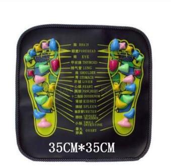 Simulatie Geplaveide Voetmassage Mat Thuis Comfortabele Voet Massage Kussen Grind Road Massage Mat 35/70/120/140/175Cm * 35Cm 35cmx35cm