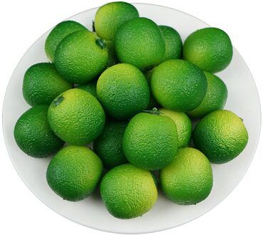 Simulatie Groen Oranje Bruiloft Props Decoratie Nep Fruit Schuim 10 Stuks Set Huis Keuken Partij Kunstmatige Vruchten Levert