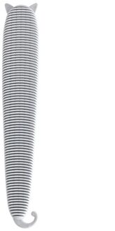 Simulatie Kat Tong Massage Kam Pet Cat Tong Kam Draagbare Huisdier Dagelijks Haar Reiniging Care Tool grijs