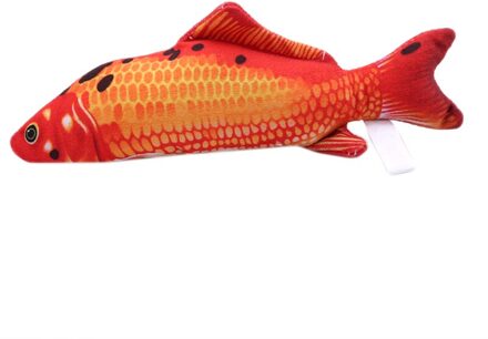 Simulatie Koi Mint Vis Kat Catnip Toy Bite Slip 4 Kleuren rood koi