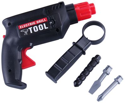 Simulatie Reparatie Tool Speelgoed Plastic Speelhuis Speelgoed Modellering Kids Tool Set Elektrische boor Helmen Schroevendraaier Beschermende Bril 1