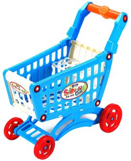 Simulatie Supermarkt Winkelwagentje Pretend Play Speelgoed Mini Plastic Trolley Play voor Kinderen Spelen Rol in Pretend Game