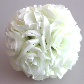 Simulatie Van Versleutelde Bal Bloem Bal Centerpieces Doek Rose Decoratieve Opknoping Bloem Bal Bruiloft Kussen Bal 2