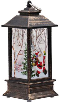 Simulatie vlam kleine olie lamp Kerst patroon LED kaars decoratie partij inkoop #3A05