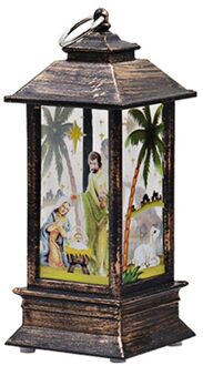 Simulatie vlam kleine olie lamp Kerst patroon LED kaars decoratie partij inkoop #3A05