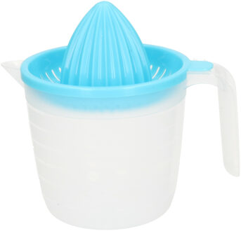 Sinaasappelpers/citruspers - Handmatig - kunststof - 16 x 15 cm - creme wit