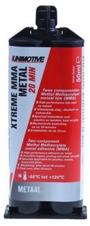 Sinatec 2-Componentenlijm Methyl Methacrylaat Metaal Blauw 50ml 710011