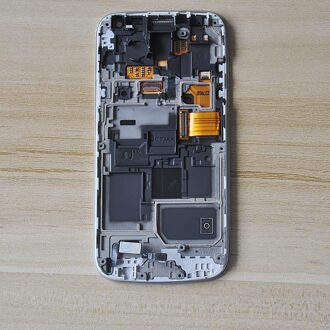 Sinbeda Super Amoled Hd Lcd Display Voor Samsung Galaxy S4 Mini I9190 I9192 I9195 Lcd + Touch Screen Digitizer Vergadering met Frame zwart nee kader