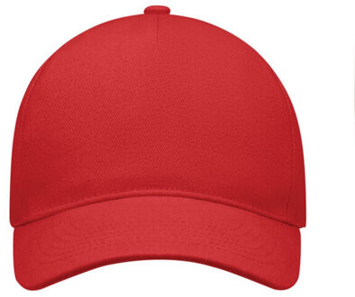 Singa 5 paneel baseball cap Rood - One size