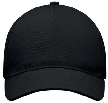Singa 5 paneel baseball cap Zwart - One size