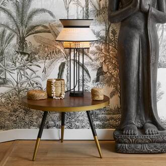 Singapore DBL tafellamp, nude zwart, nude