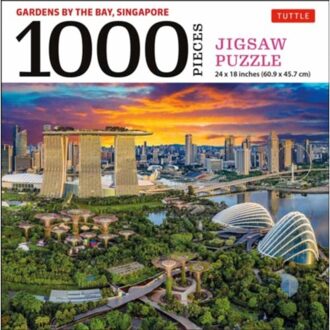 Singapore's Gardens By The Bay - 1000 Piece Jigsaw Puzzle: (Finished Size 24 In X 18 In) - Tuttle Studio