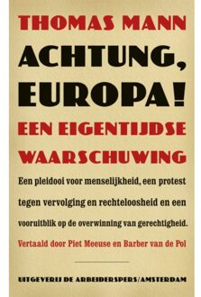 Singel Uitgeverijen Achtung, Europa! - Thomas Mann