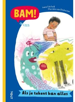 Singel Uitgeverijen Als Je Tekent Kan Alles - Bam! Ik Lees - Irene Cécile