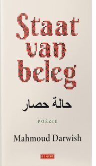 Singel Uitgeverijen Staat Van Beleg - Mahmoud Darwish