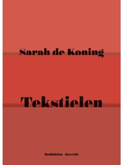 Singel Uitgeverijen Tekstielen - Sarah de Koning