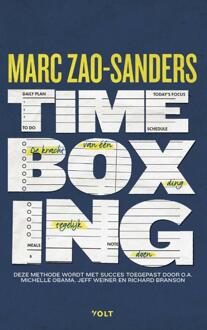 Singel Uitgeverijen Timeboxing - Marc Zao-Sanders
