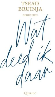 Singel Uitgeverijen Wat Deed Ik Daar - Tsead Bruinja