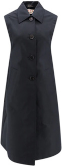 Single-Breasted Coats Marni , Black , Dames - S,Xs