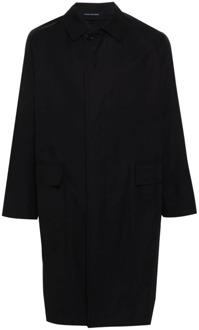 Single-Breasted Coats Tagliatore , Black , Heren - Xl,L,M